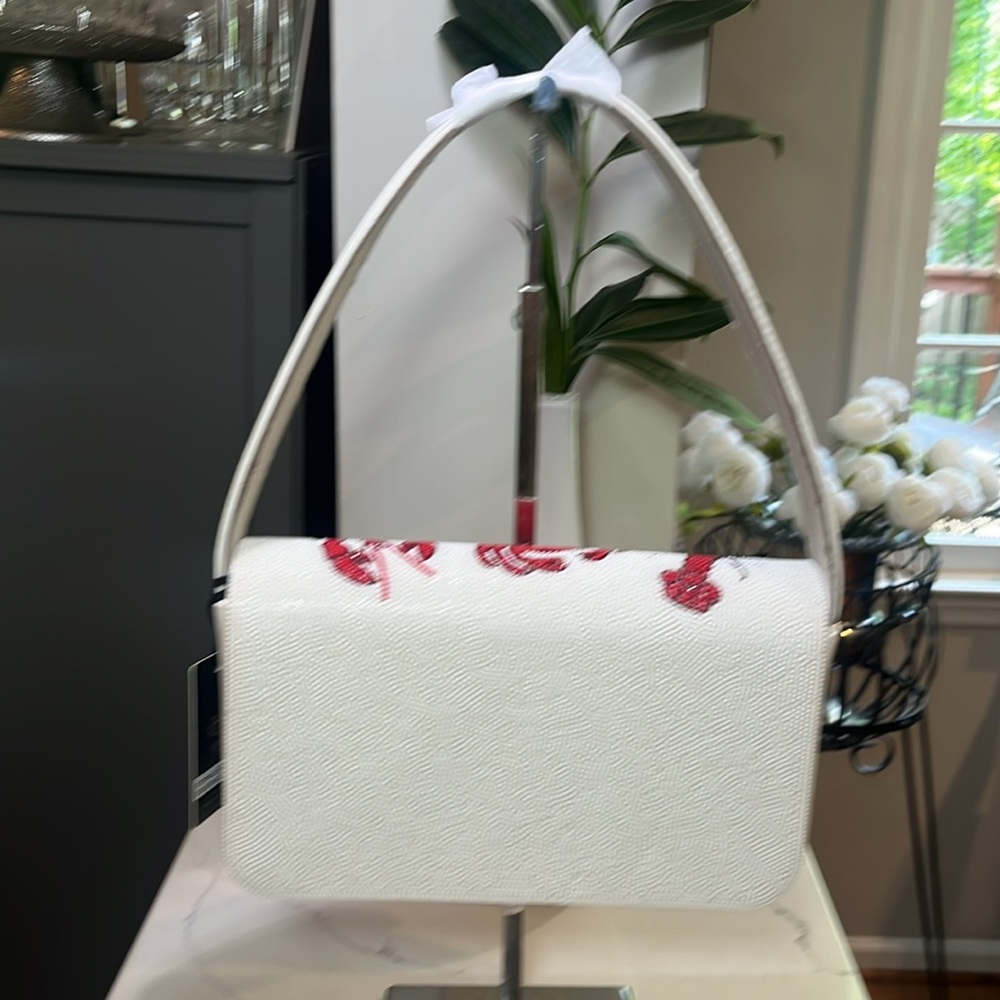 Sincerly Jules Beaded Crab Purse Shoulder Bag with Red Crab NWT - Picture 8 of 13